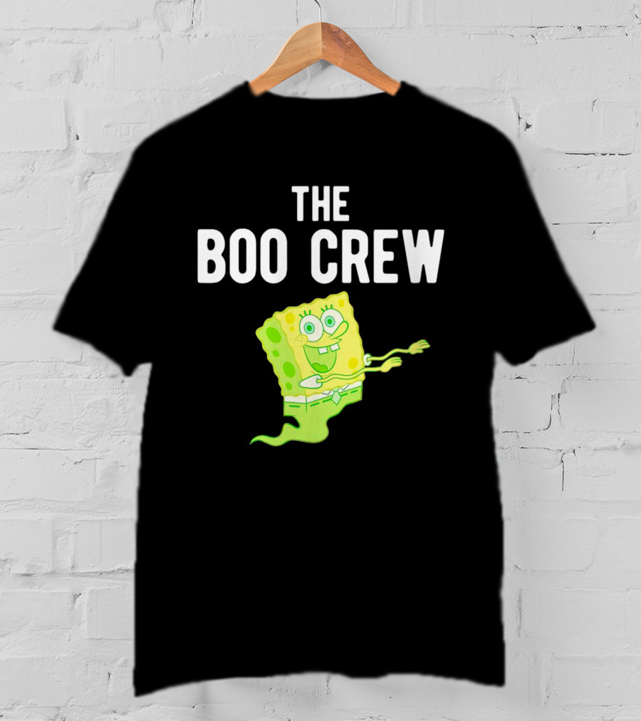 The Boo Crew Ghost SpongeBob Halloween T-Shirt