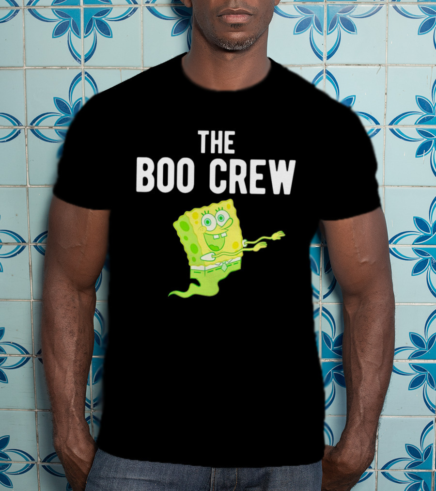 The Boo Crew Ghost SpongeBob Halloween T-Shirt