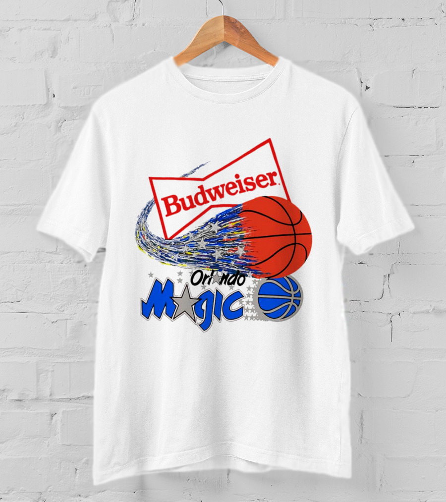 Budweiser Orlando Magic Basketball T-Shirt