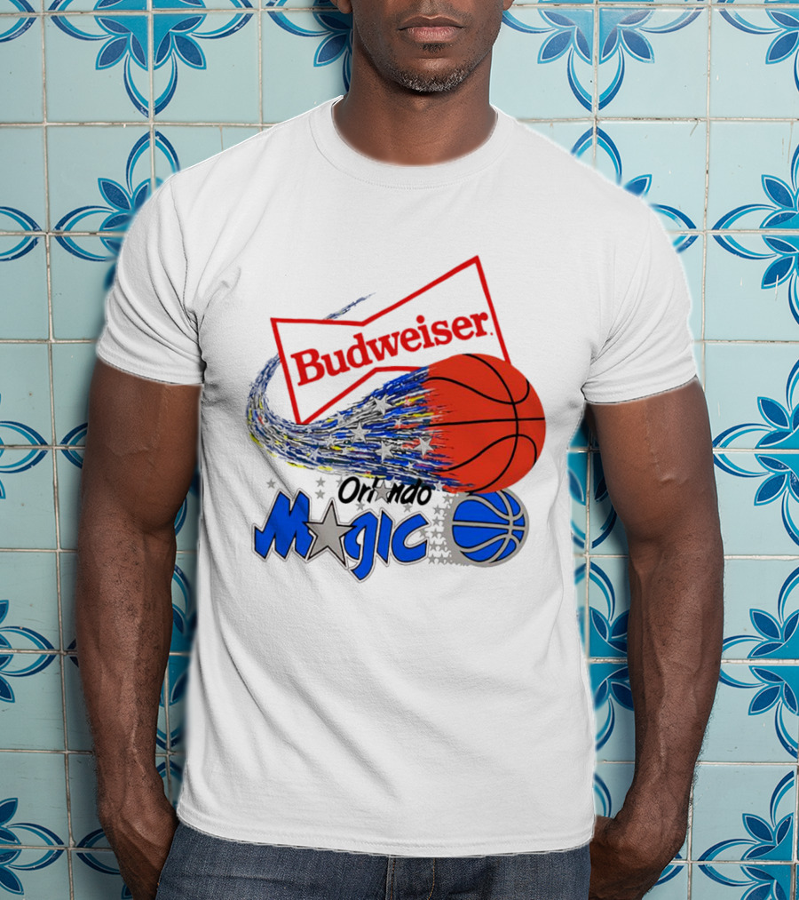 Budweiser Orlando Magic Basketball T-Shirt