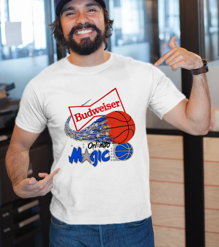 Budweiser Orlando Magic Basketball T-Shirt