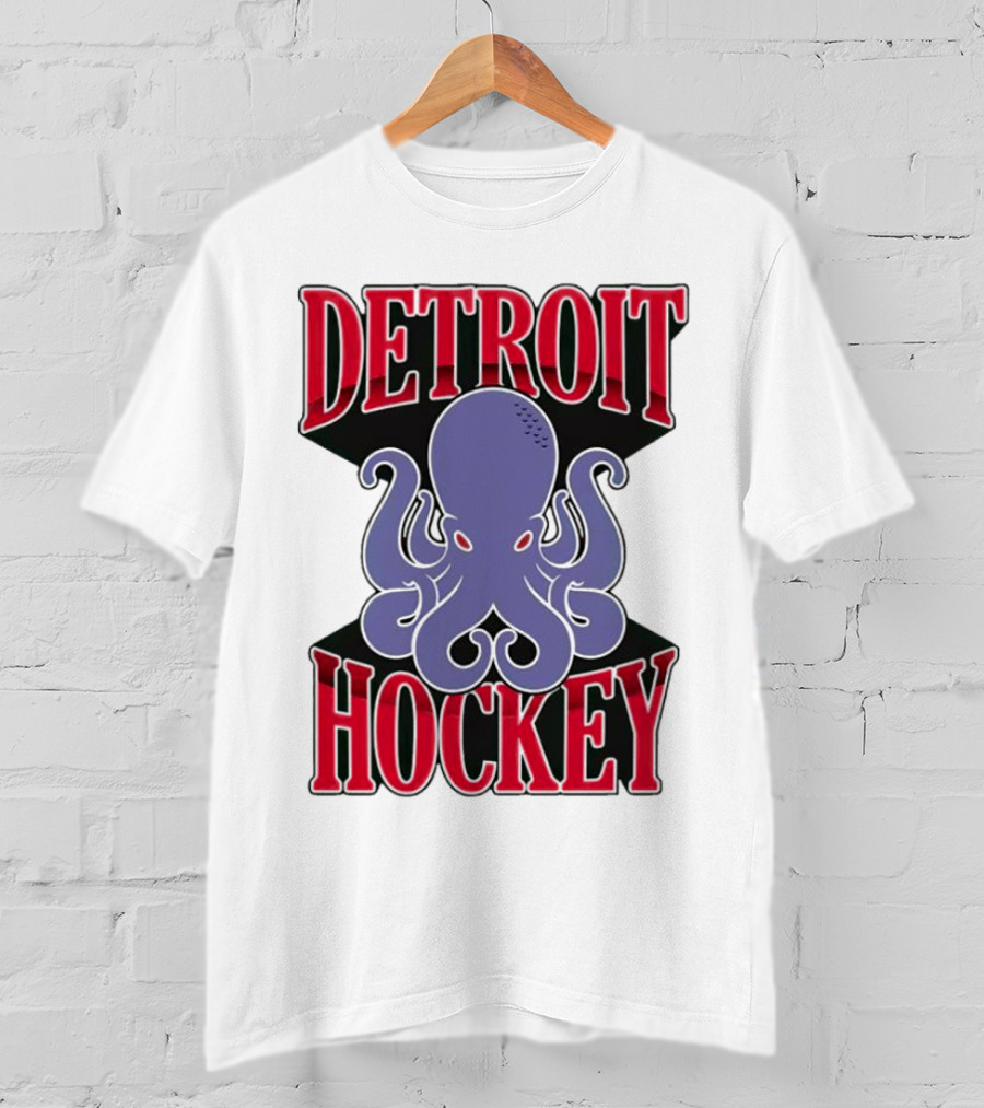 Detroit Hockey Octopus Sports T-Shirt