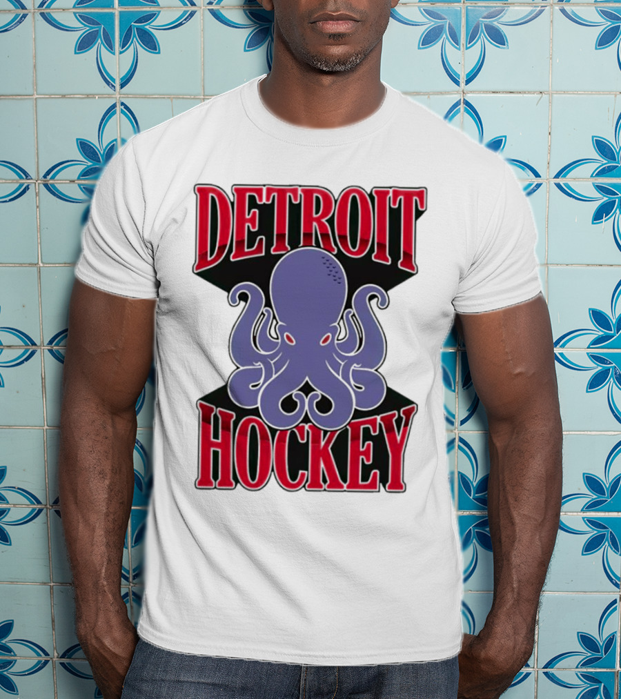 Detroit Hockey Octopus Sports T-Shirt