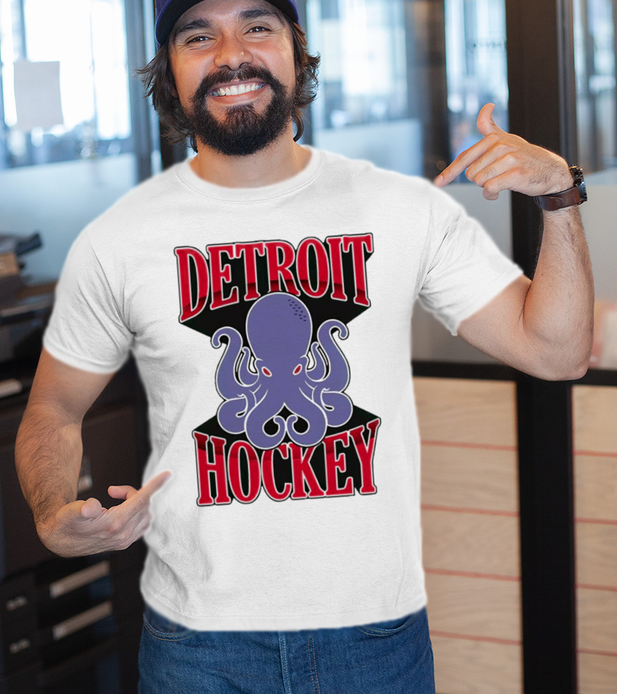 Detroit Hockey Octopus Sports T-Shirt