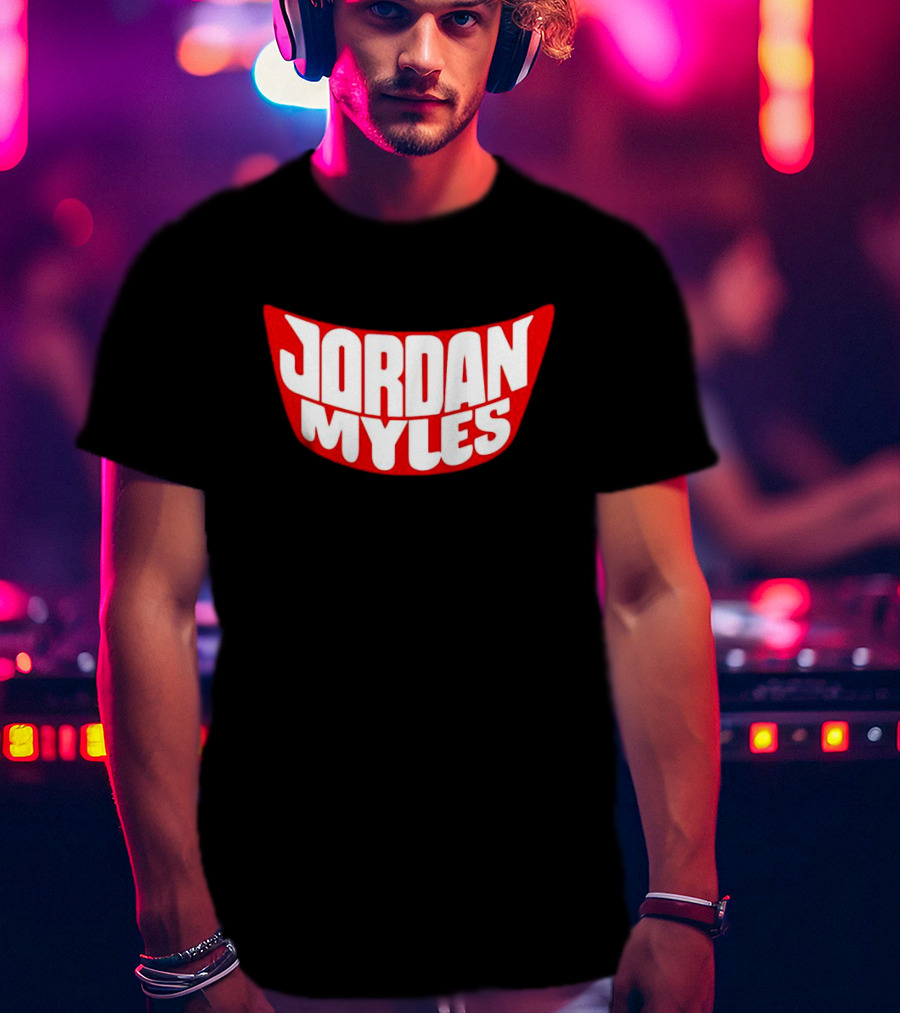 Jordan Myles Red And White T-Shirt