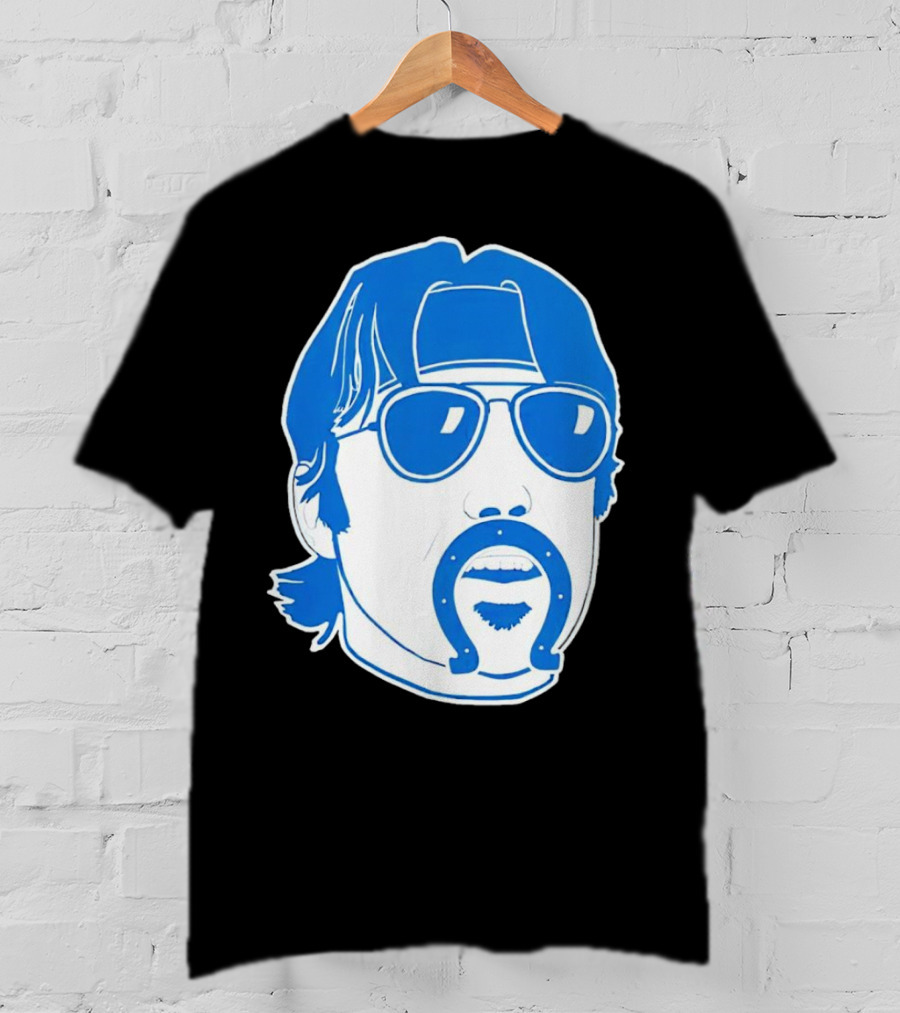 Gardner Minshew Indianapolis Colts Face Horseshoe Sunglasses Hat T-Shirt