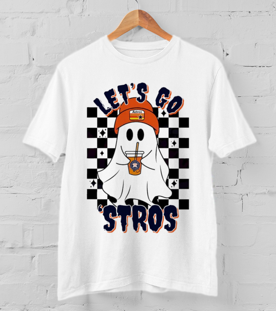 Let's Go 'Stros Houston Astros Ghost T-Shirt