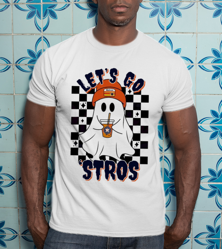 Let's Go 'Stros Houston Astros Ghost T-Shirt