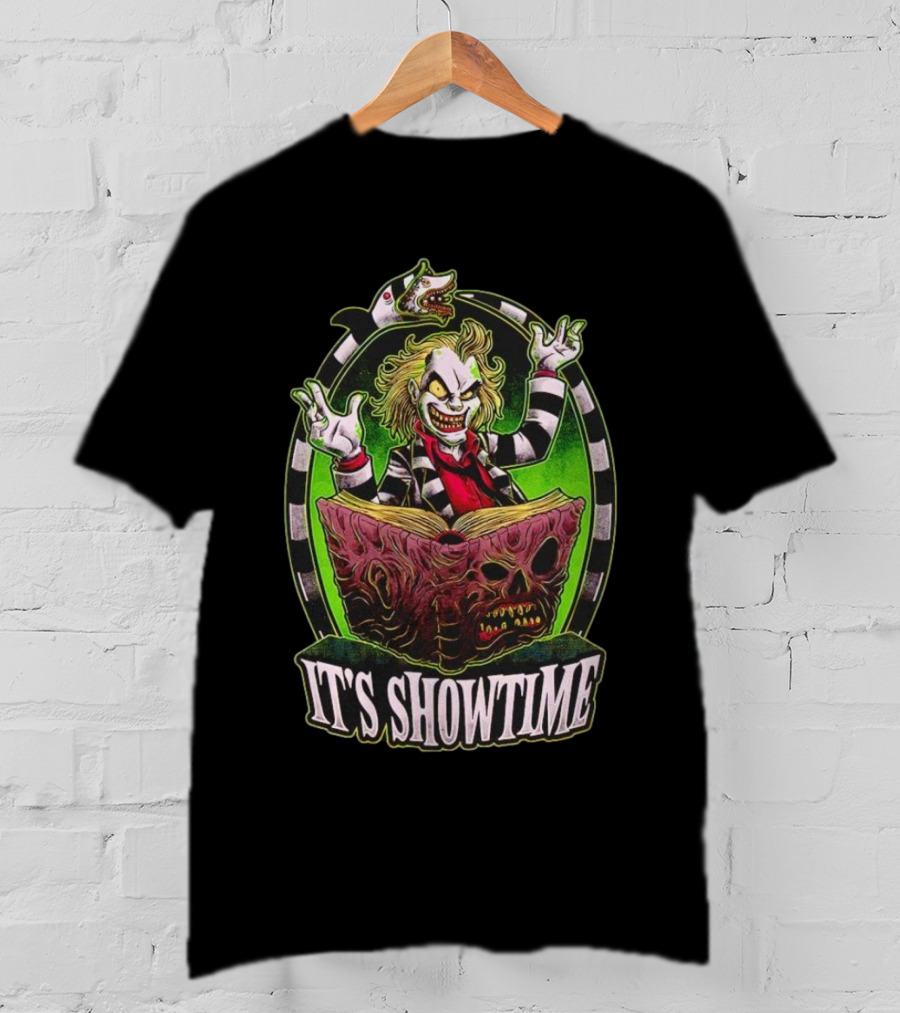 Beetlejuice It's Showtime Book Of The Dead T-Shirt