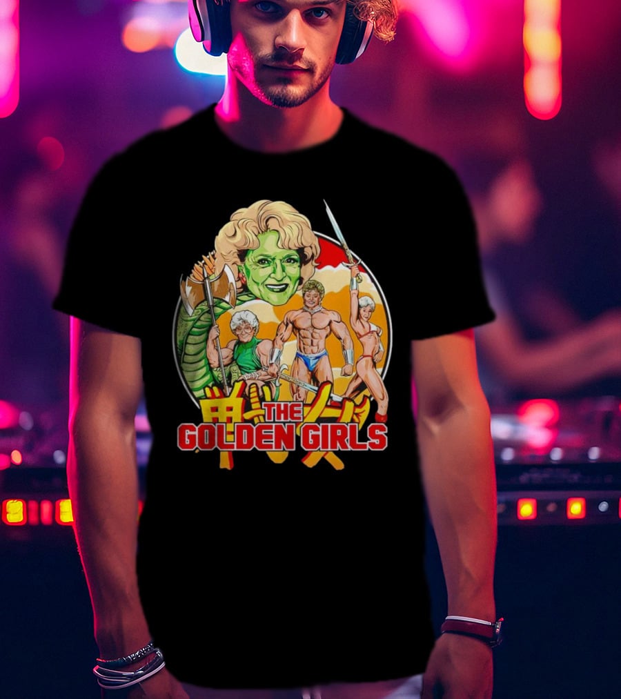 The Golden Girls Axe Warriors Anime T-Shirt