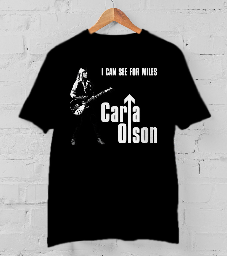 I Can See For Miles Carla Olson Guitar T-Shirt