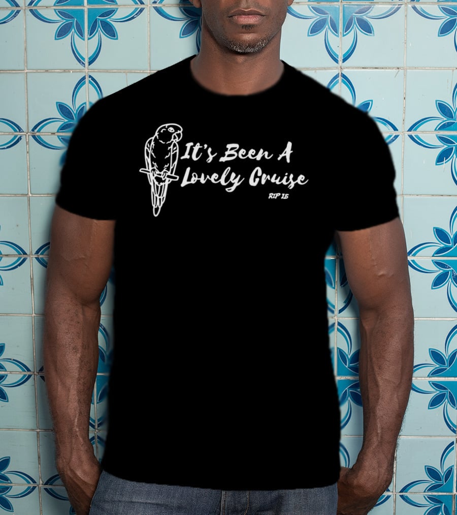 Jimmy Buffett Parrot It's Been A Lovely Cruise RIP 15 T-Shirt
