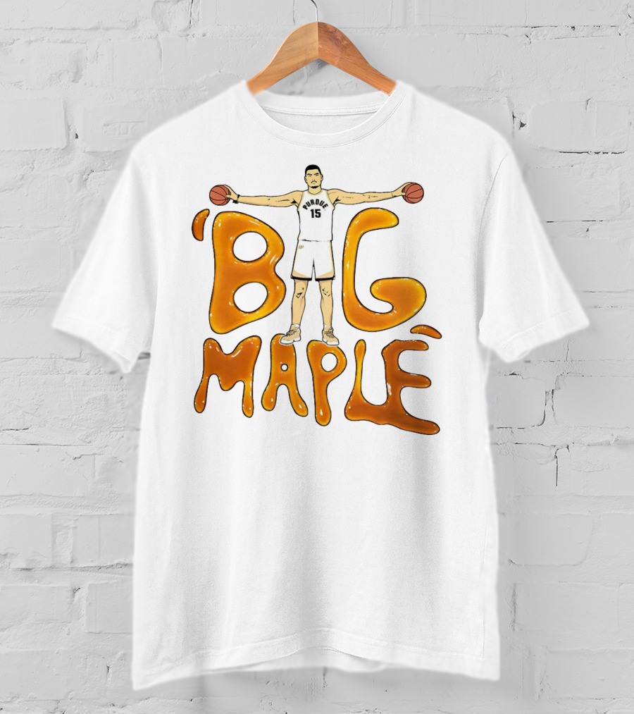 Purdue Boilermakers Zach Edey Big Maple Basketball Player T-Shirt