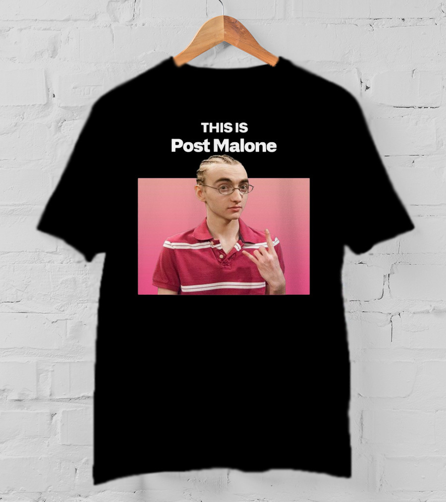 Sinjin Van Cleef This Is Post Malone T-Shirt