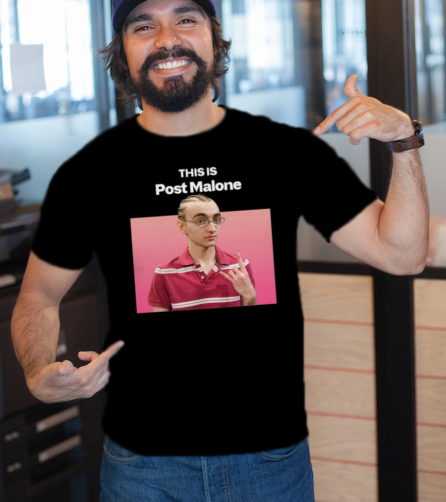Sinjin Van Cleef This Is Post Malone T-Shirt
