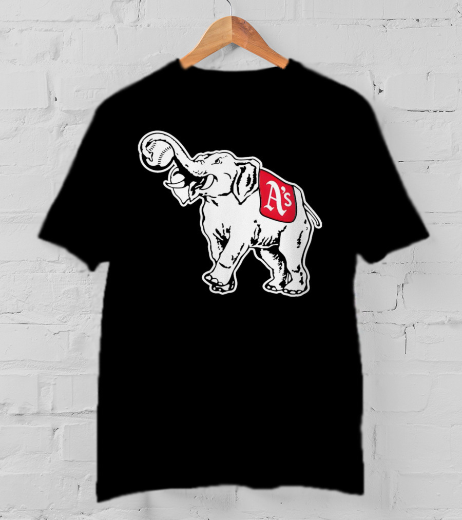 Philadelphia Athletics A's Elephant T-Shirt
