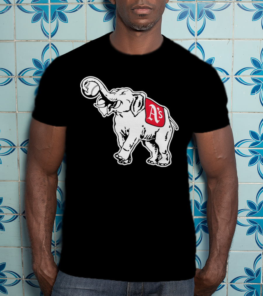 Philadelphia Athletics A's Elephant T-Shirt
