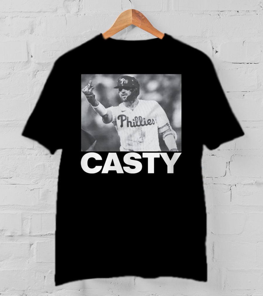Phillygoat Casty Phillies Baseball Player Gesture T-Shirt