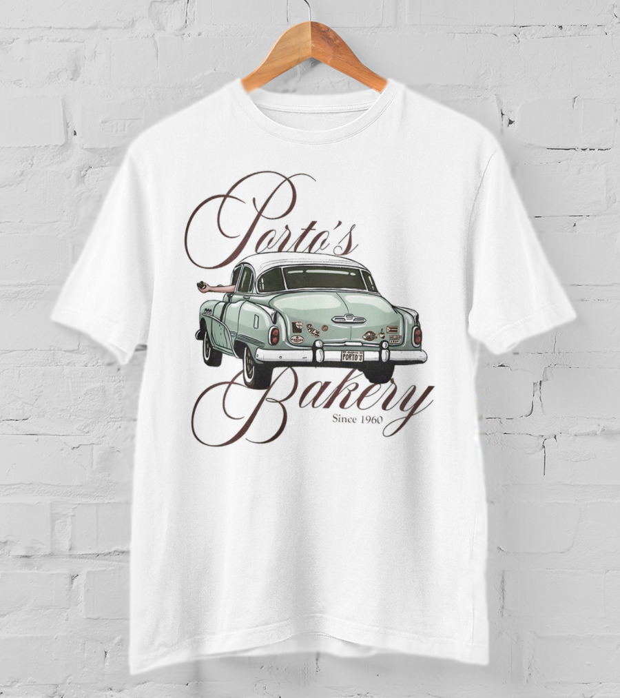 Porto's Bakery Since 1960 Vintage Car T-Shirt