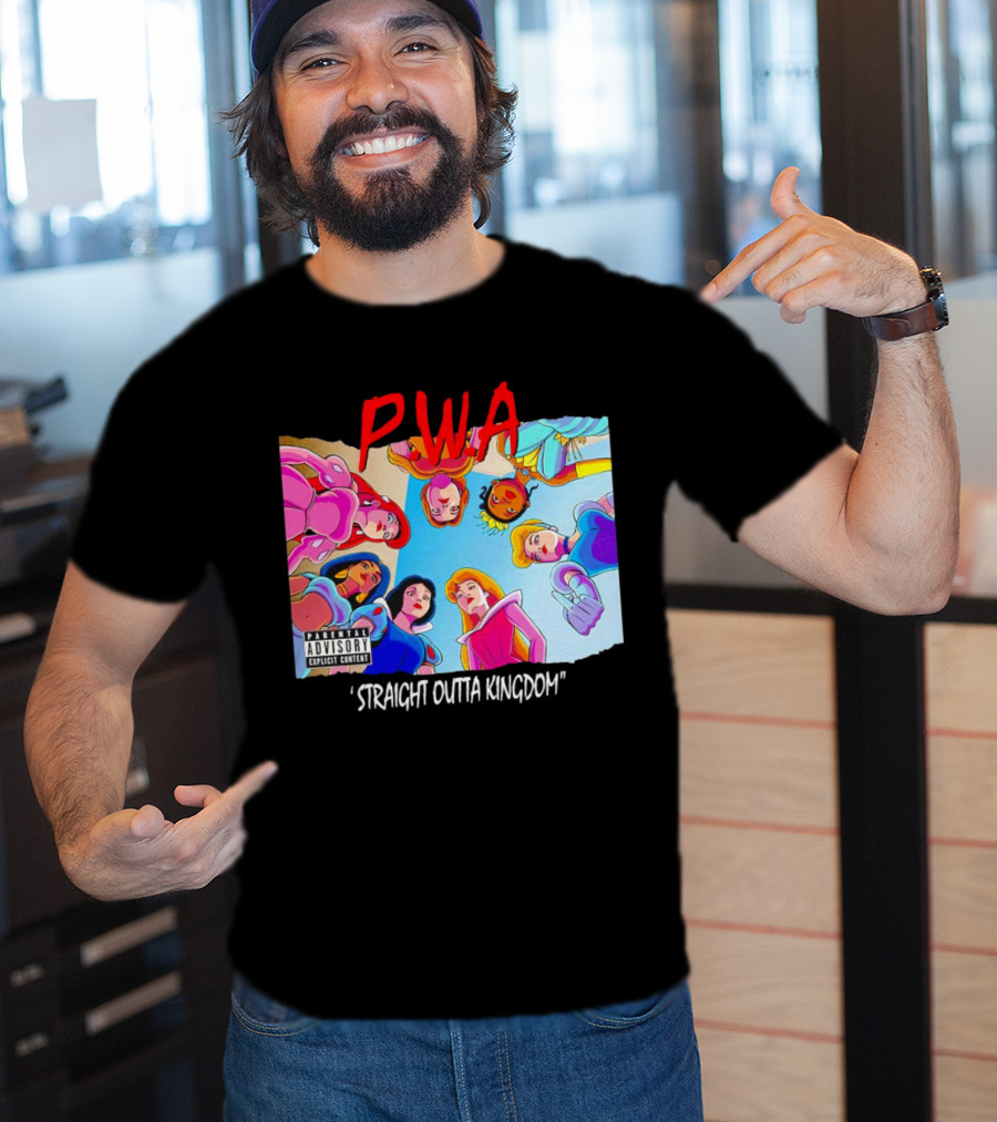 PWA Princess Straight Outta Kingdom Parental Advisory T-Shirt