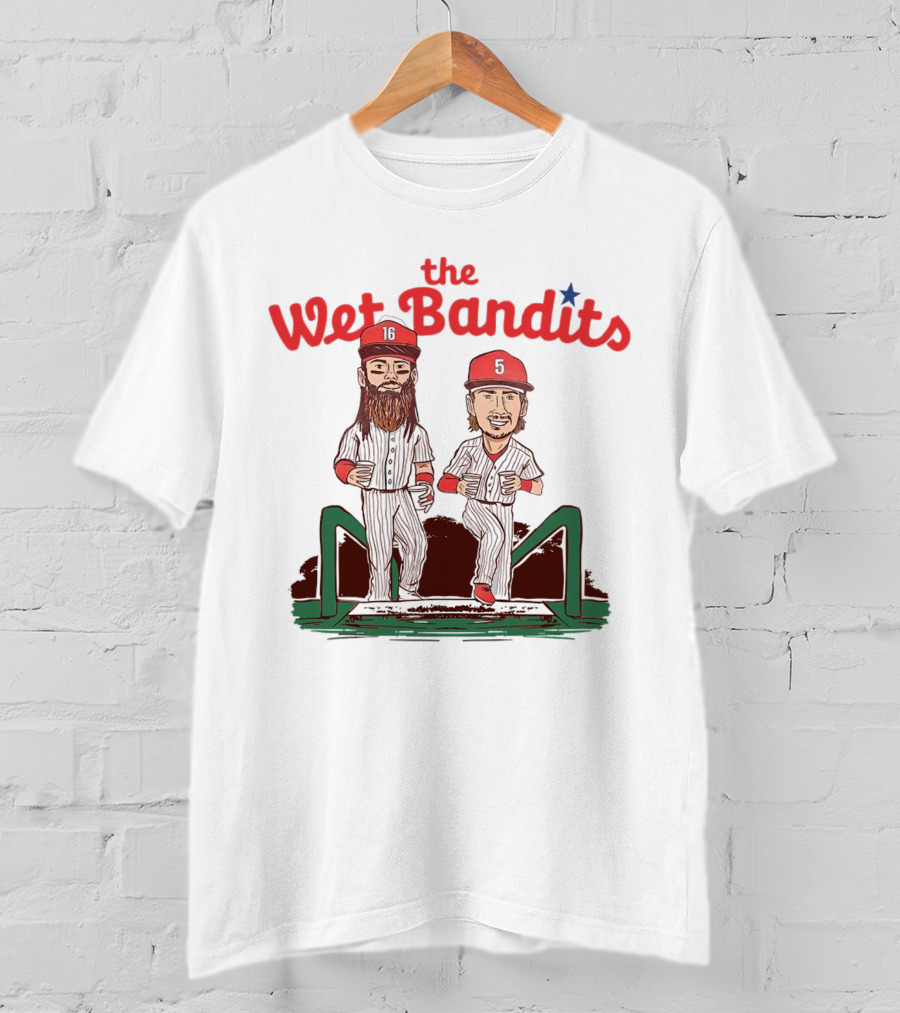 The Wet Bandits Phillies Baseball Players	Fmt T-Shirt