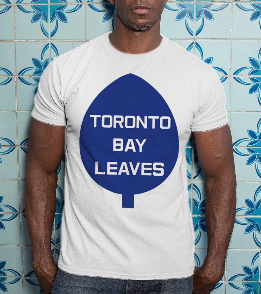 Toronto Bay Leaves Blue Leaf T-Shirt