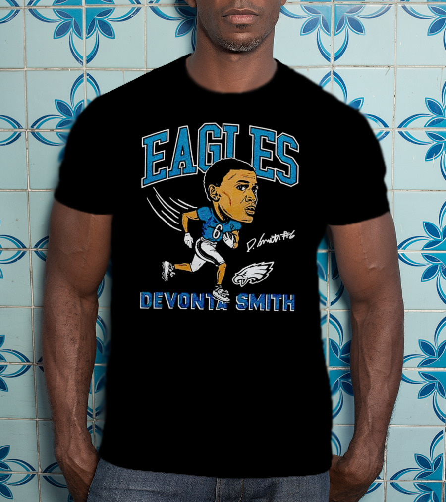 Eagles Devonta Smith 6 Signature T-Shirt