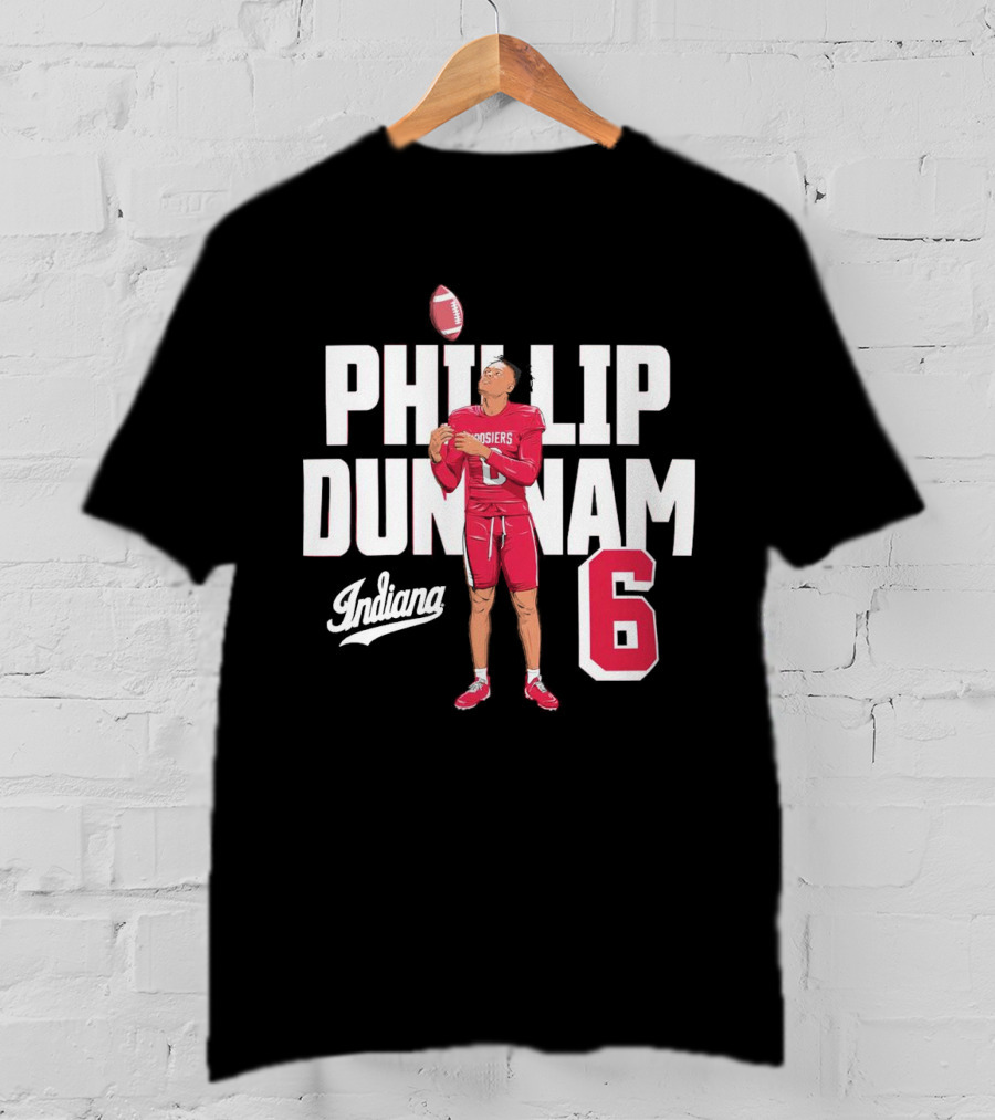 Phillip Dunnam Indiana Hoosiers 6 Football Player T-Shirt