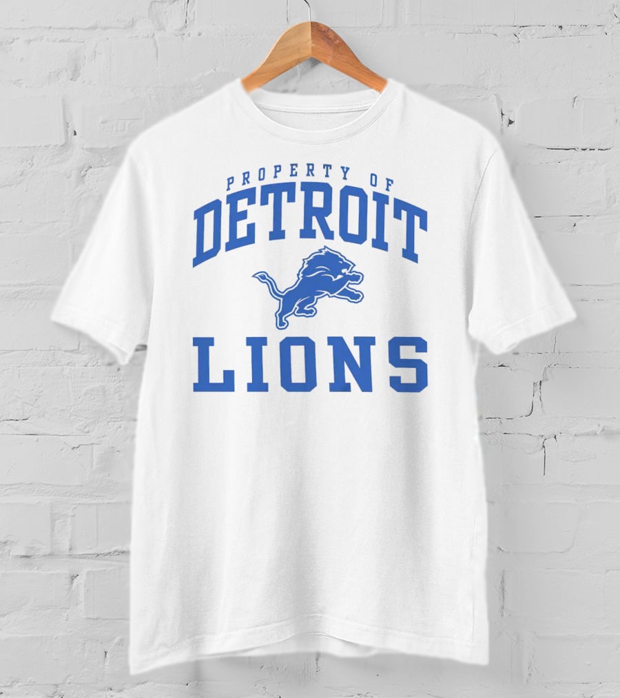 Property Of Detroit Lions T-Shirt