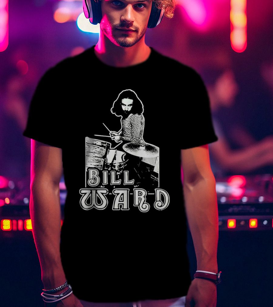 Bill Ward Drumming Black Sabbath Legend T-Shirt