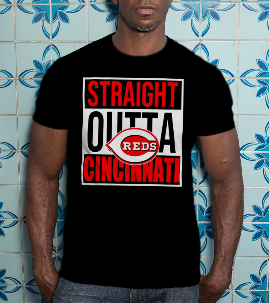 Straight Outta Cincinnati Reds Baseball Team Iconic T-Shirt