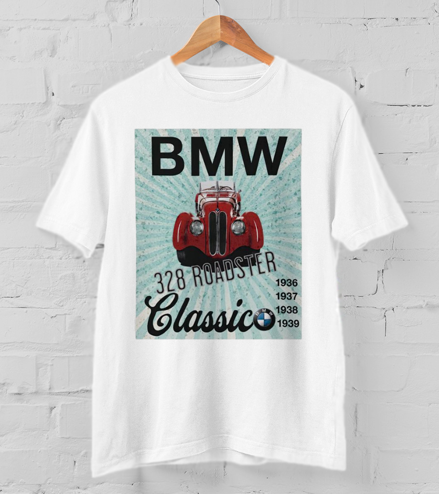 BMW 328 Roadster Classico 1936 1937 1938 1939 T-Shirt
