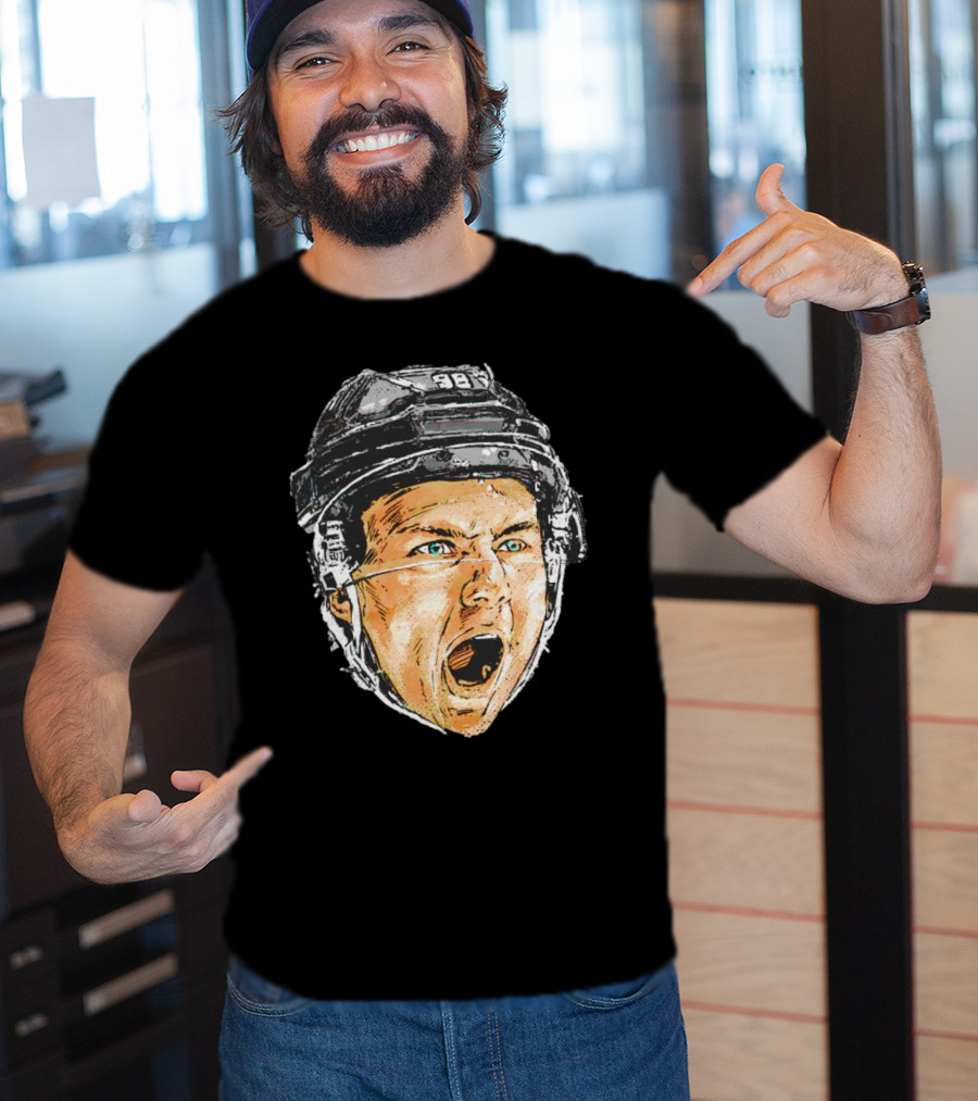 Connor Bedard Chicago Scream Hockey Helmet Sports Icon 98 T-Shirt