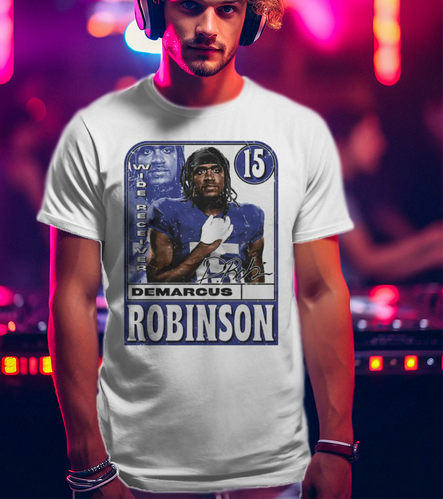 Demarcus Robinson Wide Receiver 15 Los Angeles R Card T-Shirt