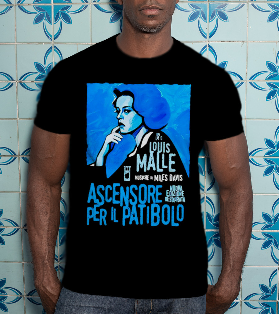 Louis Malle Musiche Di Miles Davis Ascensore Per Il Patibolo Nuova Edizione Restaurata T-Shirt