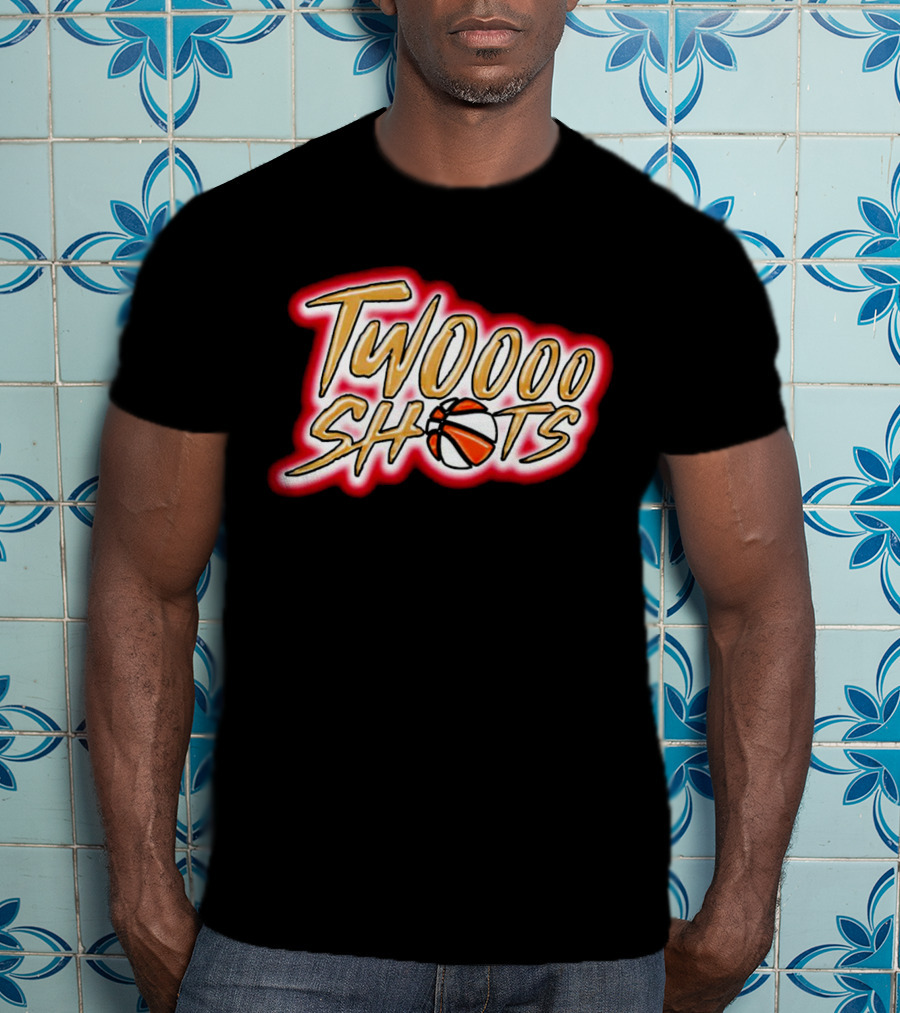 TWOOOO SHOTS Basketball T-Shirt