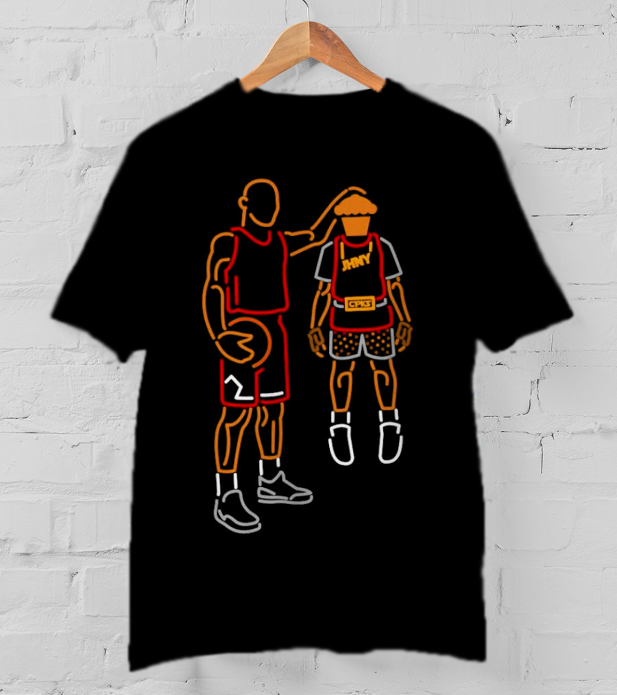 Air Johnny Mars Basketball Legend Neon T-Shirt