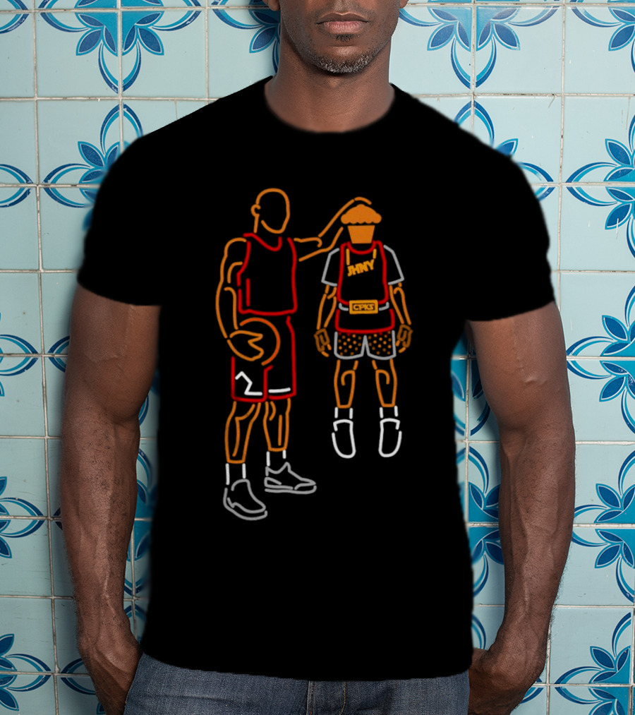 Air Johnny Mars Basketball Legend Neon T-Shirt