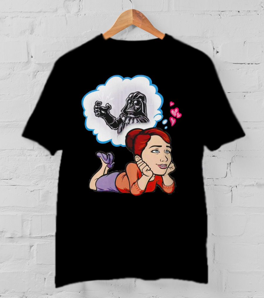 Darth Vader Use The Force Please Dreaming Hearts T-Shirt