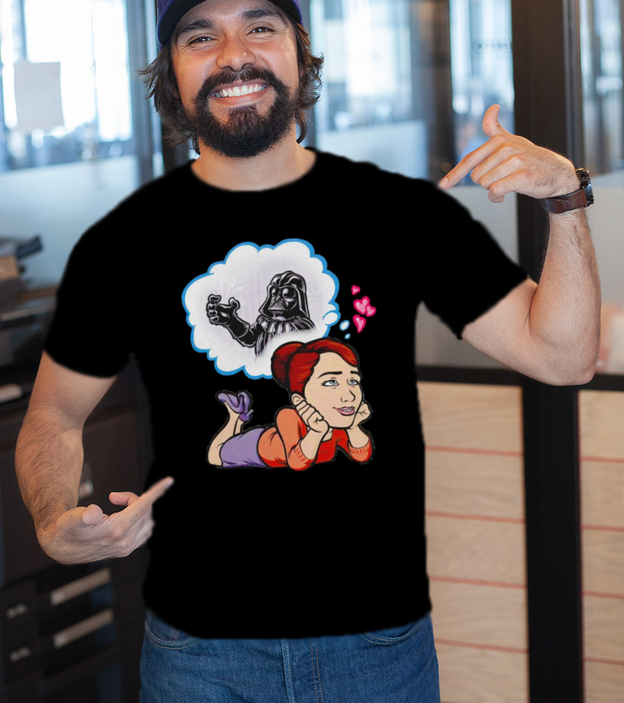 Darth Vader Use The Force Please Dreaming Hearts T-Shirt