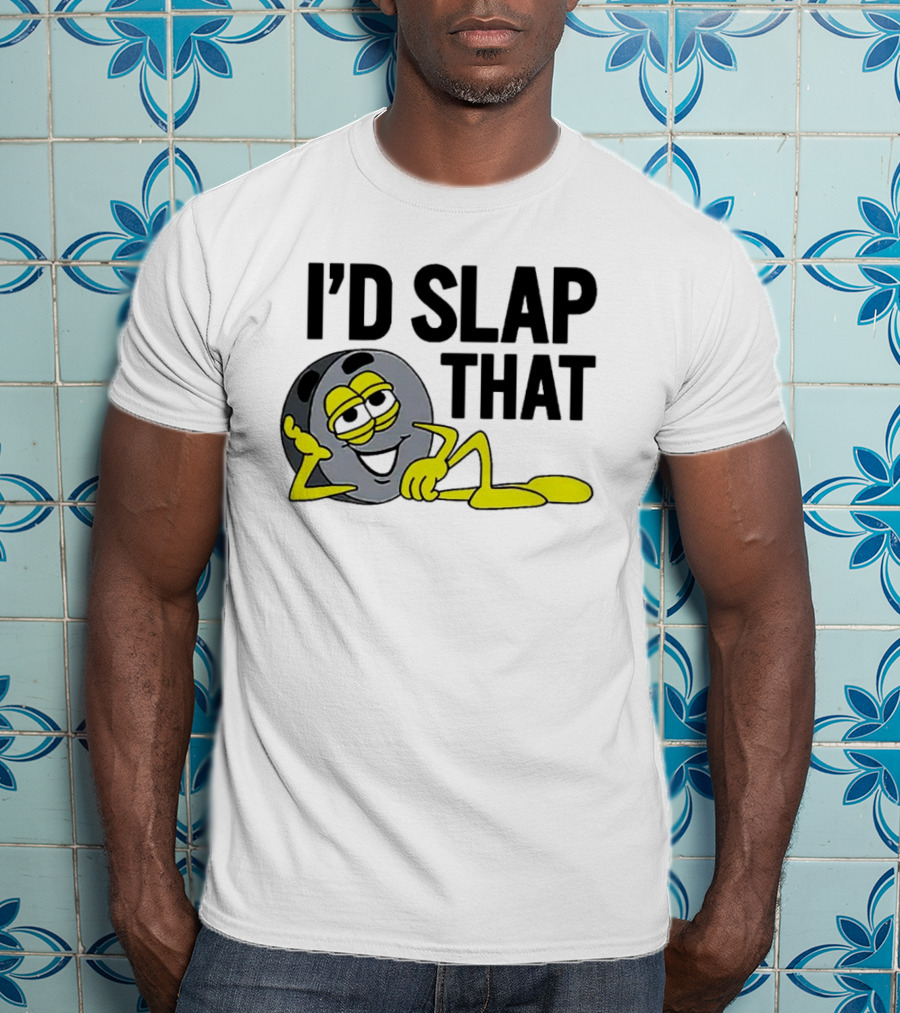 I’d Slap That Smiling Emoji Leaning With Sunglasses T-Shirt