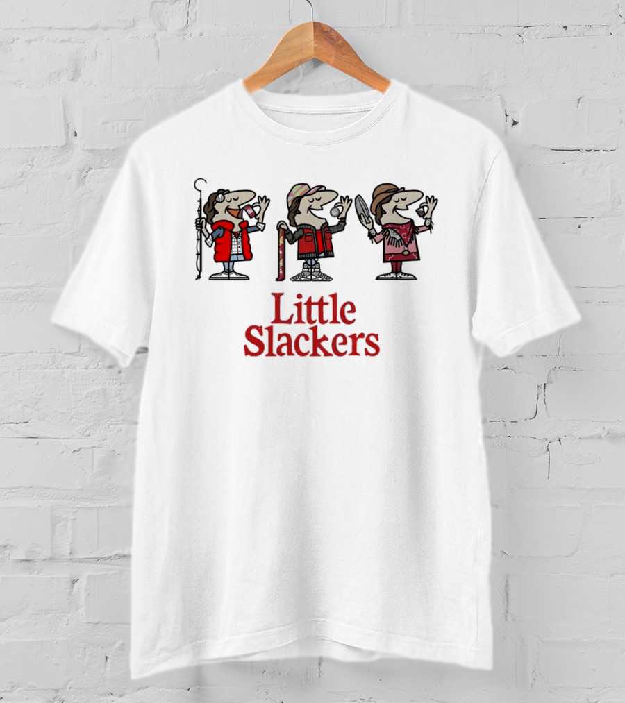 Little Slackers Cartoon Trio Adventure T-Shirt