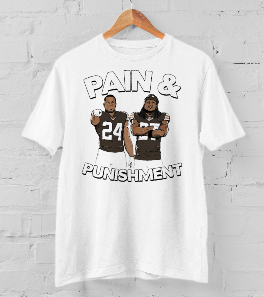 Pain And Punishment Football Duo 24 21 T-Shirt