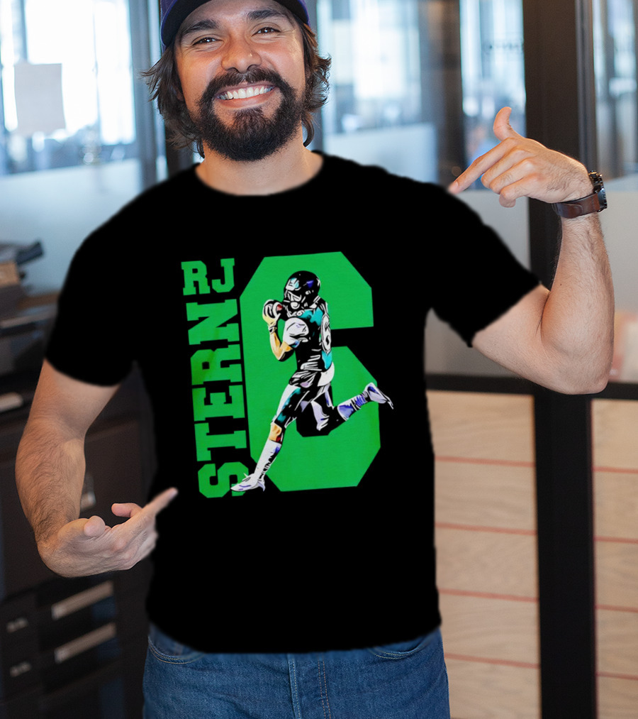 RJ Stern Football Gameday Action Player Number 6 T-Shirt