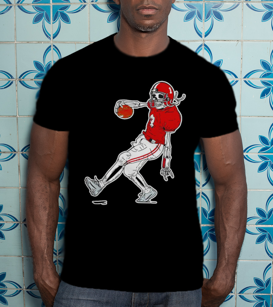 Sterling Shepard Oklahoma Sooners Tuck Fexas Skeleton Football Player T-Shirt