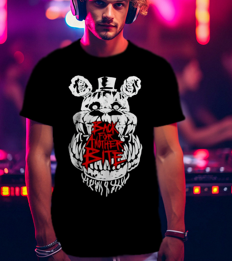 Back For Another Bite Creepy Bear Face T-Shirt