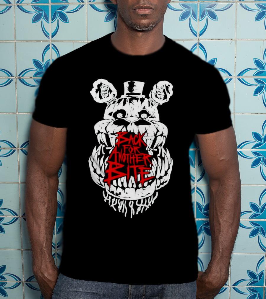 Back For Another Bite Creepy Bear Face T-Shirt
