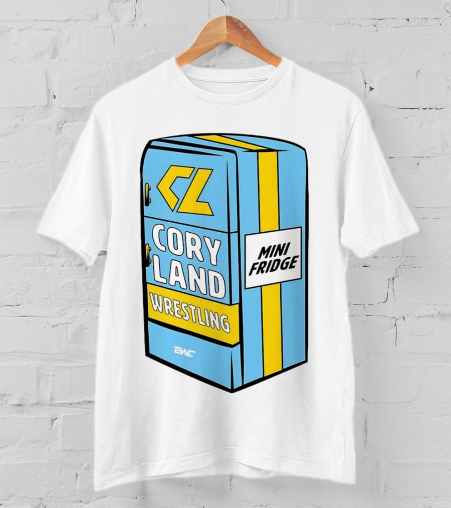CL Cory Land Wrestling Mini Fridge EMC T-Shirt