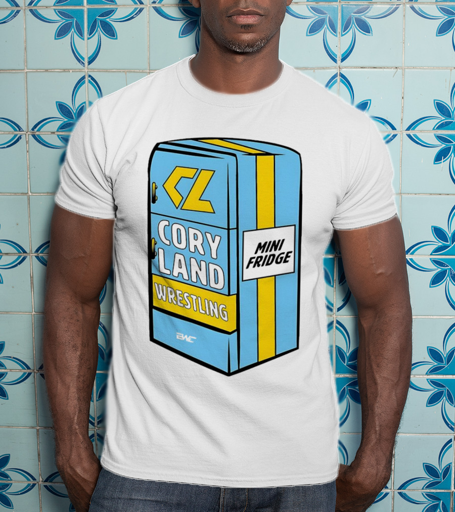 CL Cory Land Wrestling Mini Fridge EMC T-Shirt