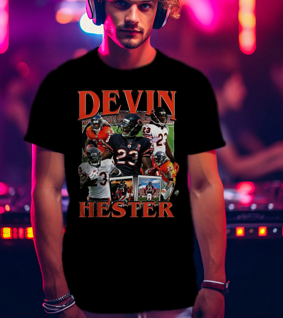Devin Hester Chicago Bears Football 23 NFL Legend T-Shirt
